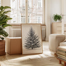 A Blanket Of White Snow-Covered Pine