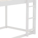 Low Bunk Bed With House Shaped Frame And Ladder by HouseOfZazla