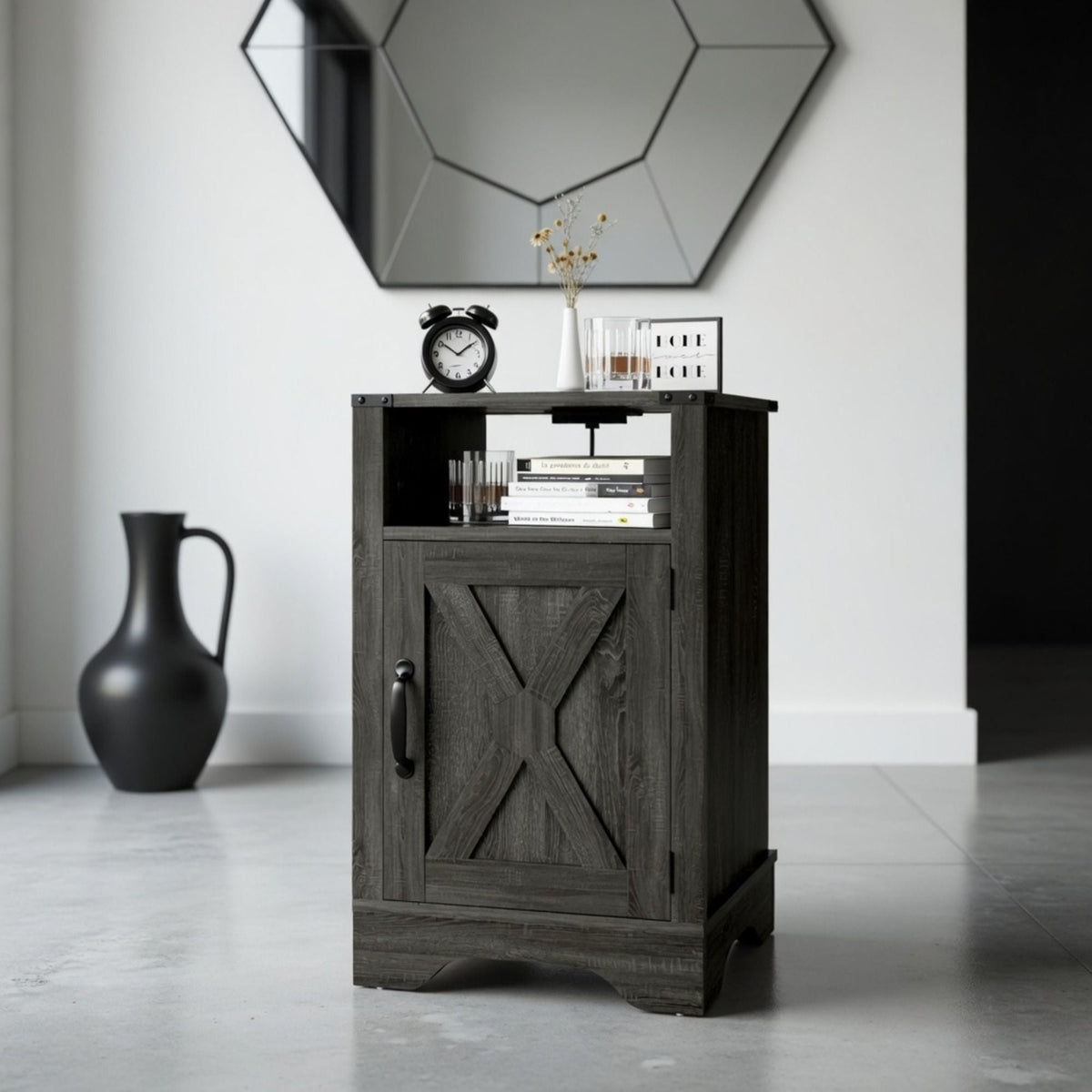 Farmhouse Nightstand, Charging Station & Storage, photo 33 of 40