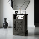 Farmhouse Nightstand, Charging Station & Storage by HouseOfZazla
