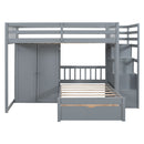 Bunk Bed With Wardrobe, Drawers by HouseOfZazla