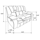 Elodie - Reclining Sofa Set With Manual Recline by HouseOfZazla