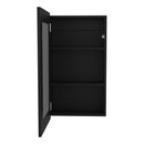 Medicine Cabinet 25.7" H, 1 Door, 3 Shelves, 1 Mirror by HouseOfZazla