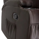 Ergonomic Heated Massage Recliner Sofa Chair Deluxe Lounge Executive w/ Control-brown by LJGDeals