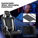 Massage Gaming Chair with Lumbar Support and Headrest by LJGDeals