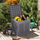 39 Gallon Deck Box with Lockable Lid - Weatherproof Storage by LJGDeals