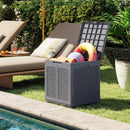 39 Gallon Deck Box with Lockable Lid - Weatherproof Storage by LJGDeals