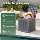 39 Gallon Deck Box with Lockable Lid - Weatherproof Storage by LJGDeals
