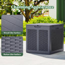 39 Gallon Deck Box with Lockable Lid - Weatherproof Storage by LJGDeals