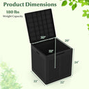 39 Gallon Deck Box with Lockable Lid - Weatherproof Storage by LJGDeals