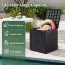 39 Gallon Deck Box with Lockable Lid - Weatherproof Storage by LJGDeals