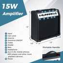 39 Inch Full Size Electric Guitar Beginner Kit with Amplifier for Starter by LJGDeals