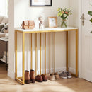 39"Modern Console Table with Built-in Charging Station by DirectDeals