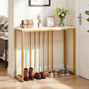 39"Modern Console Table with Built-in Charging Station by LJGDeals