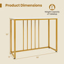 39"Modern Console Table with Built-in Charging Station by DirectDeals