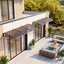 Door Awning 39x30 Inch Polycarbonate Window Canopy by DirectDeals