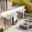 Door Awning 39x30 Inch Polycarbonate Window Canopy by DirectDeals