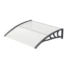 Door Awning 39x30 Inch Polycarbonate Window Canopy by DirectDeals