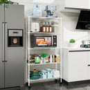 5 Tier Shelf Wire Shelving Unit, NSF Heavy Duty Wire Shelf Metal Large Storage Shelves Height Adjustable Utility for Garage Kitchen Office Commercial Shelving Steel Layer Shelf - White