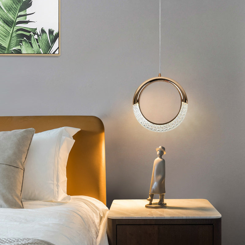 Light Luxury Postmodern Extremely Simple Head Small Chandelier, photo 4 of 9