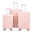 3 Pieces Set 20" / 24" / 28" Spinner Wheel Luggage With Combination Lock by HouseOfZazla