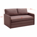 Container Furniture Direct Kathy Collection Modern Contemporary Fabric Upholstered Livingroom Loveseat Sleeper by HouseOfZazla