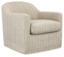 Valwick - Swivel Accent Chair - Cream / Brown by Unique Piece Furniture