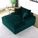 Comfort Bearing Sofa With 2 Pillows And 1 Backrest - Green by HouseOfZazla