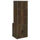 Geary - 3 Shelf Bookcase With USB Charging And Lockable Top Drawer by HouseOfZazla
