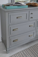 Charleston - Drawer Dresser With Landscape Mirror by Unique Piece Furniture