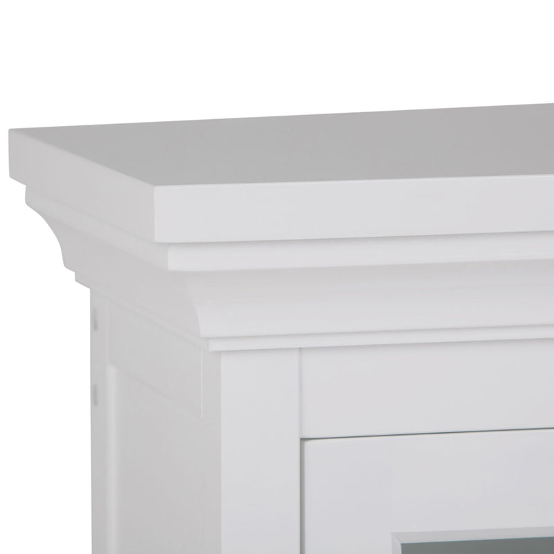 Avington - 2 Door Wall Cabinet With Cubbies - Pure White, photo 5 of 8