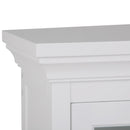 Avington - 2 Door Wall Cabinet With Cubbies - Pure White by HouseOfZazla