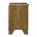 Garcia - Nightstand With LED - Light Brown by Unique Piece Furniture