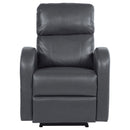 Grant Upholstered Power Recliner Chair Grey