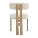 7 Piece Dining Set With Upholstered Armless Chairs And Table