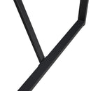 5-piece Dining Table Chairs Set, Rectangular Dining Room Table Set for 4, Modern Dining Table and faux leather Chairs for Kitchen Dining Room, Small Space, GRAY