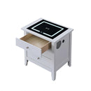 Hammond - Smart 3 Drawer Nightstand With USB Charging And Integrated Speakers - White by HouseOfZazla