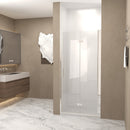 29-28" x 72" Bifold Shower Door, 1/4" (6mm) Tempered Glass by HouseOfZazla