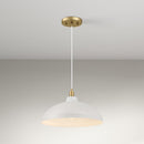 Astral - Single Light Pendant Lamp For Entrance Kitchen Island - Gold / White by HouseOfZazla