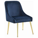 Walmer - Wingback Dining Chair (Set of 2) - Blue by HouseOfZazla