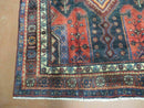 4' X 9' Antique Handmade Turkish Tribal Oriental Geometric Wool Rug