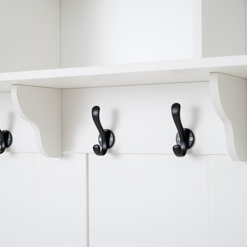 49.6" 5-in-1 Hall Tree with Bench, Shoe Storage & Cabinets, photo 9 of 10