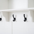 49.6" 5-in-1 Hall Tree with Bench, Shoe Storage & Cabinets by HouseOfZazla