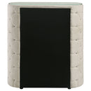 Sonya 5-drawer Upholstered Bedroom Chest of Drawers Ivory