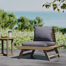 Sedona Outdoor Club Chair With Slatted Design by HouseOfZazla