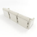 Elegant Sofa With Ergonomic Design And Lumbar Pillows by HouseOfZazla