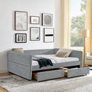 Upholstered Daybed & 2 Drawers by HouseOfZazla