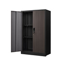 Metal Storage Cabinet With Locking Doors And Adjustable Shelf, Folding Filing Storage Cabinet, Folding Storage Locker Cabinet For Home Office, School, Garage by HouseOfZazla