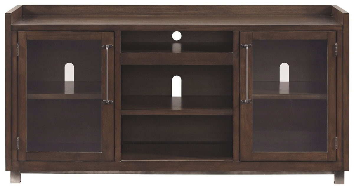 Starmore - XL TV Stand w/Fireplace Option - Brown, photo 3 of 7