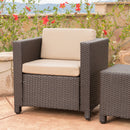 Stylish Outdoor Club Chair With Weather Resistant Cushions by HouseOfZazla